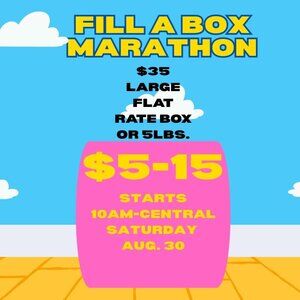 FILL A LARGE FLAT RATE BOX FOR $35